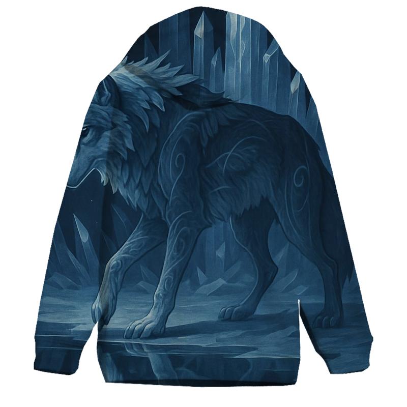Glacier Mirror Spirit Wolf hoodie styles