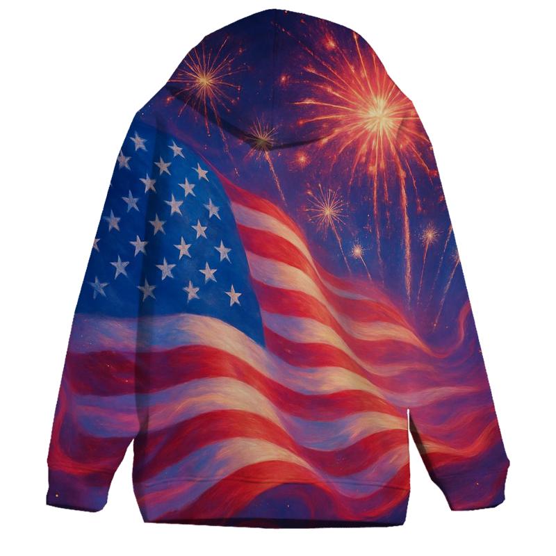 Firework Constellation Banner premium hoodies