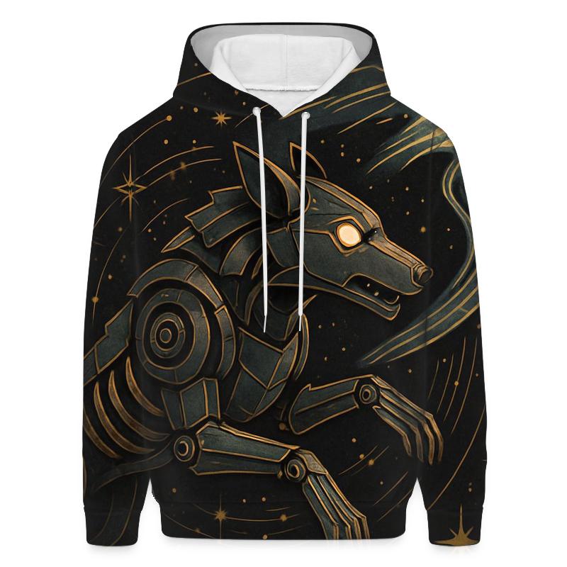 Clockwork Comet Wolf Rider custom hoodies