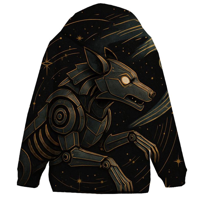 Clockwork Comet Wolf Rider custom hoodies
