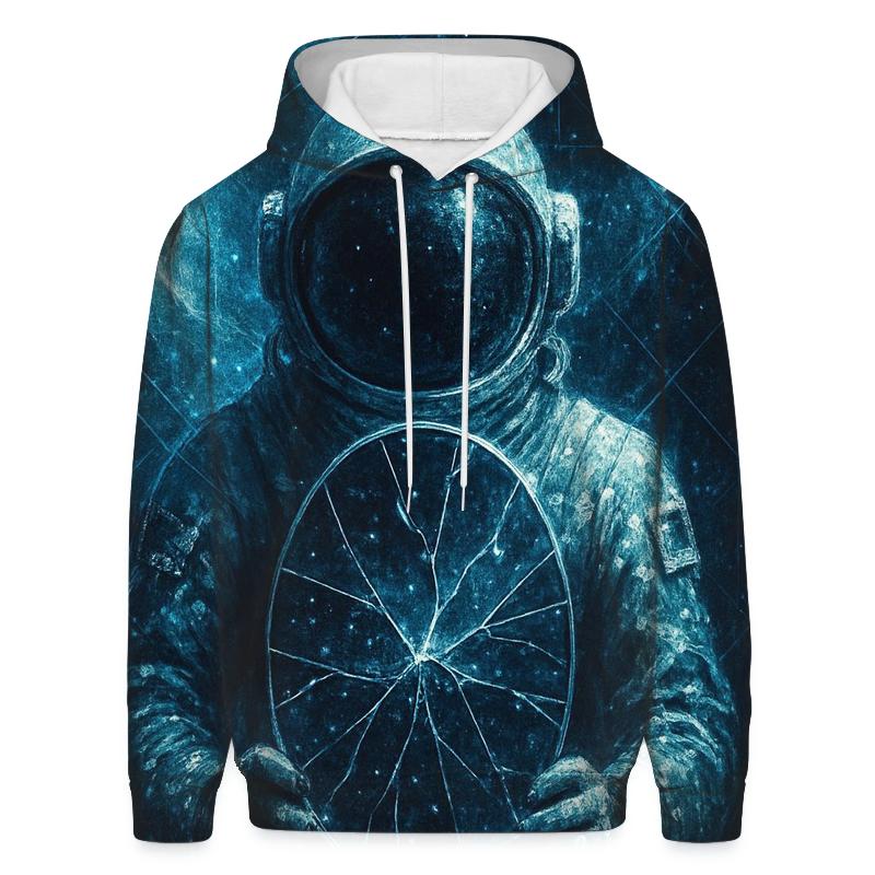 Quantum Mirror Astronaut custom hoodies