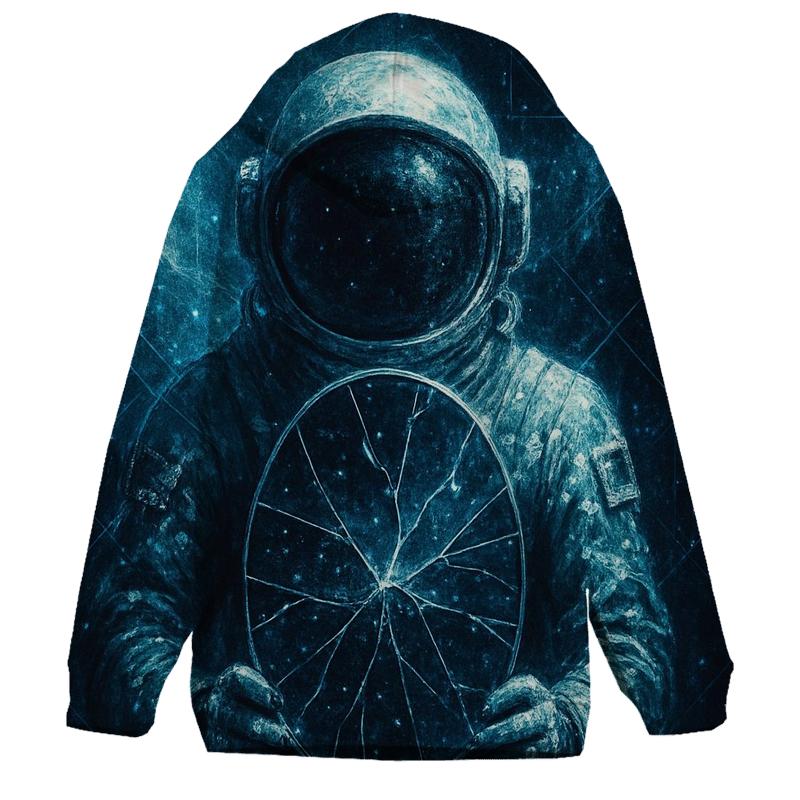 Quantum Mirror Astronaut custom hoodies