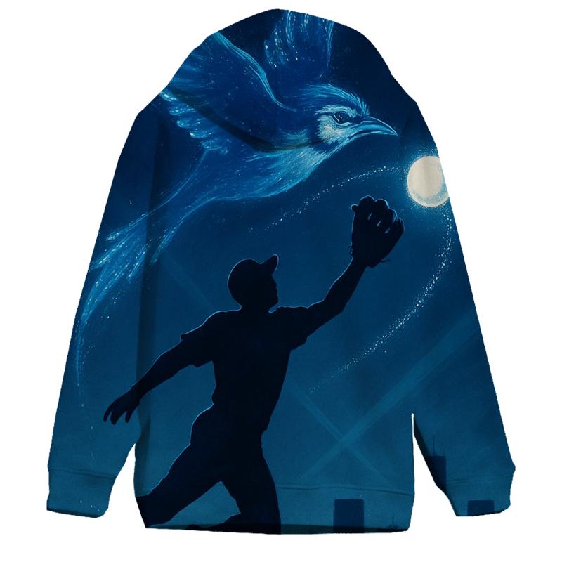 City Night Catch With Blue Jays Starlight printed hoodies