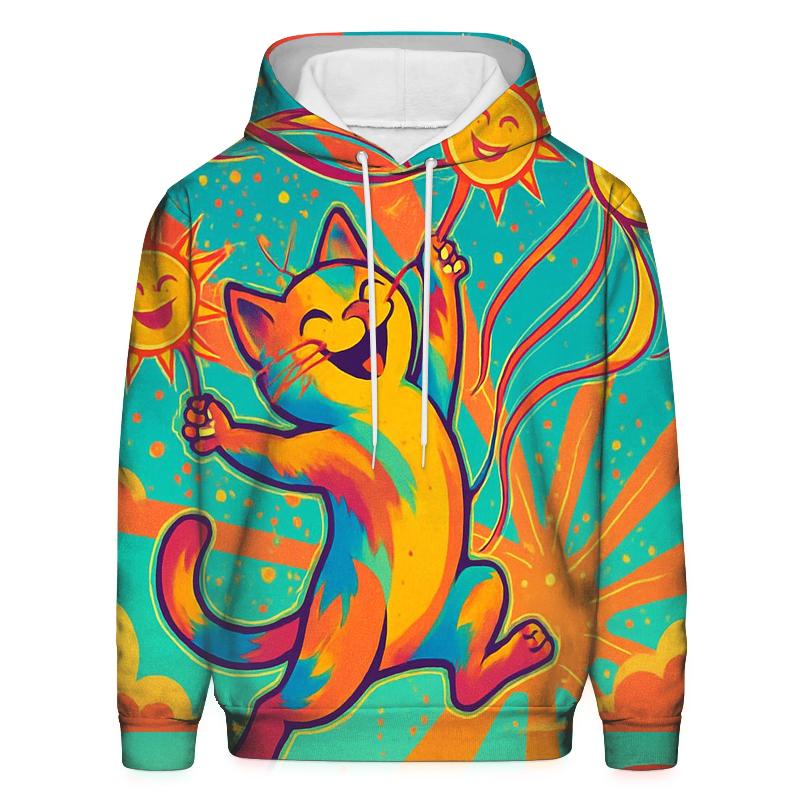 Solar Kite Festival Cat pullover hoodies