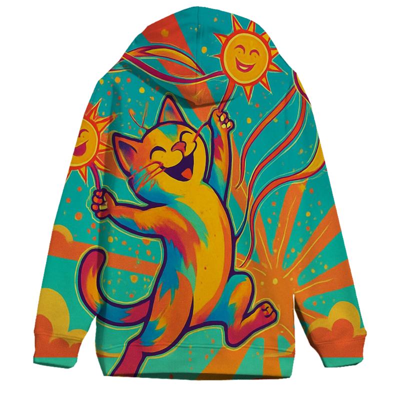Solar Kite Festival Cat pullover hoodies