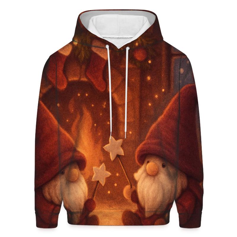 Gnome Fireplace Marshmallow Watch custom hoodies