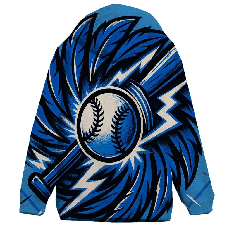 Blue Jays Voltage Bat Spin graphic hoodies
