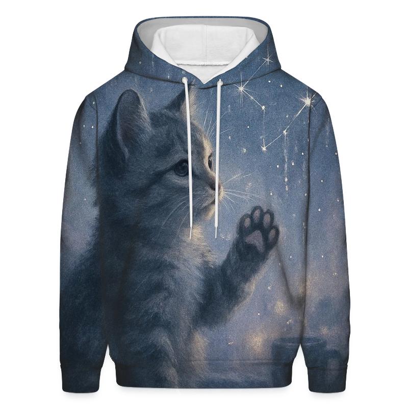 Rainy Window Purring Constellations heavyweight hoodies
