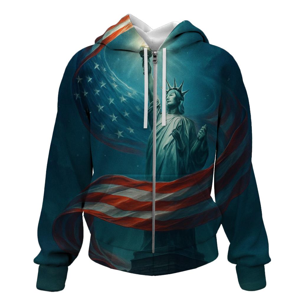 Liberty Aurora Surge zip-up hoodies