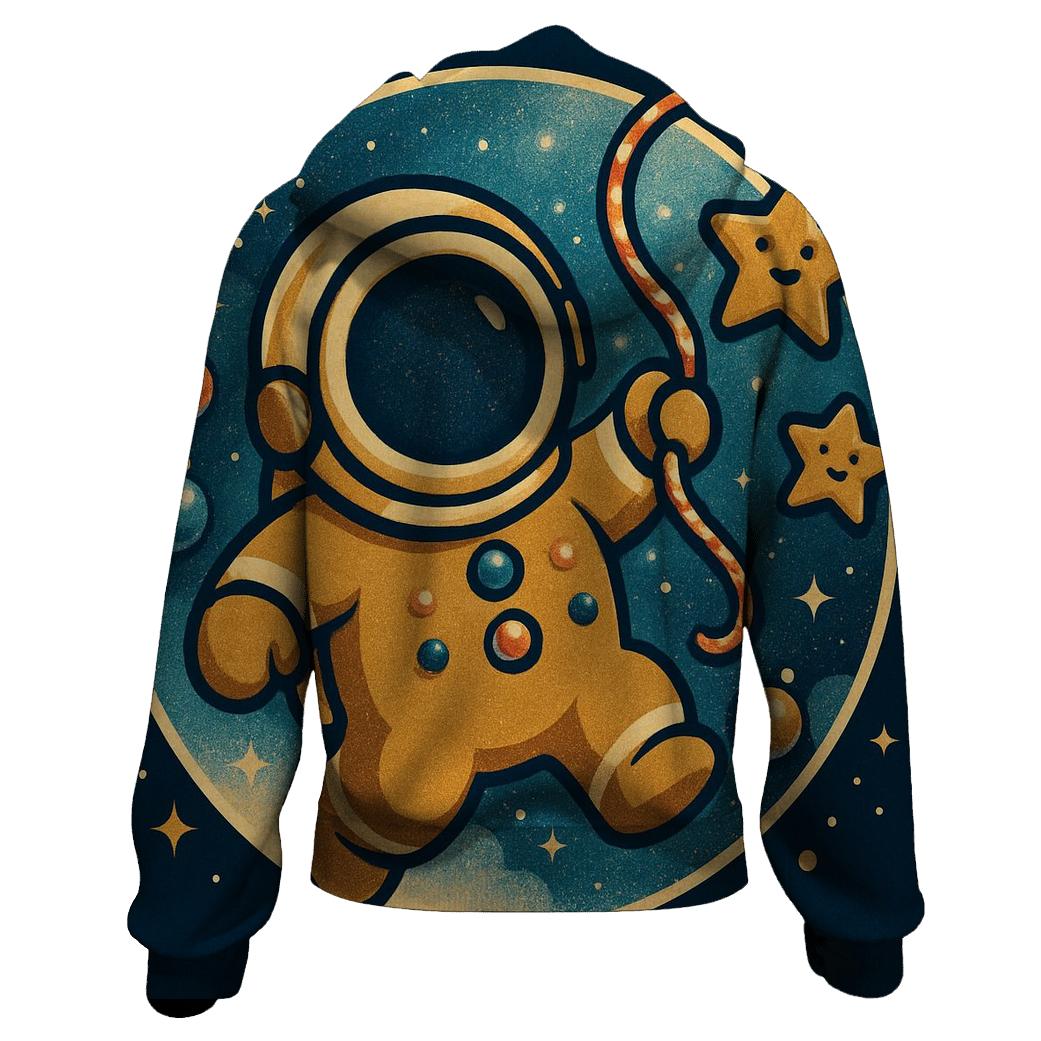 Gingerbread Astronaut Cookie Rescue graphic hoodies