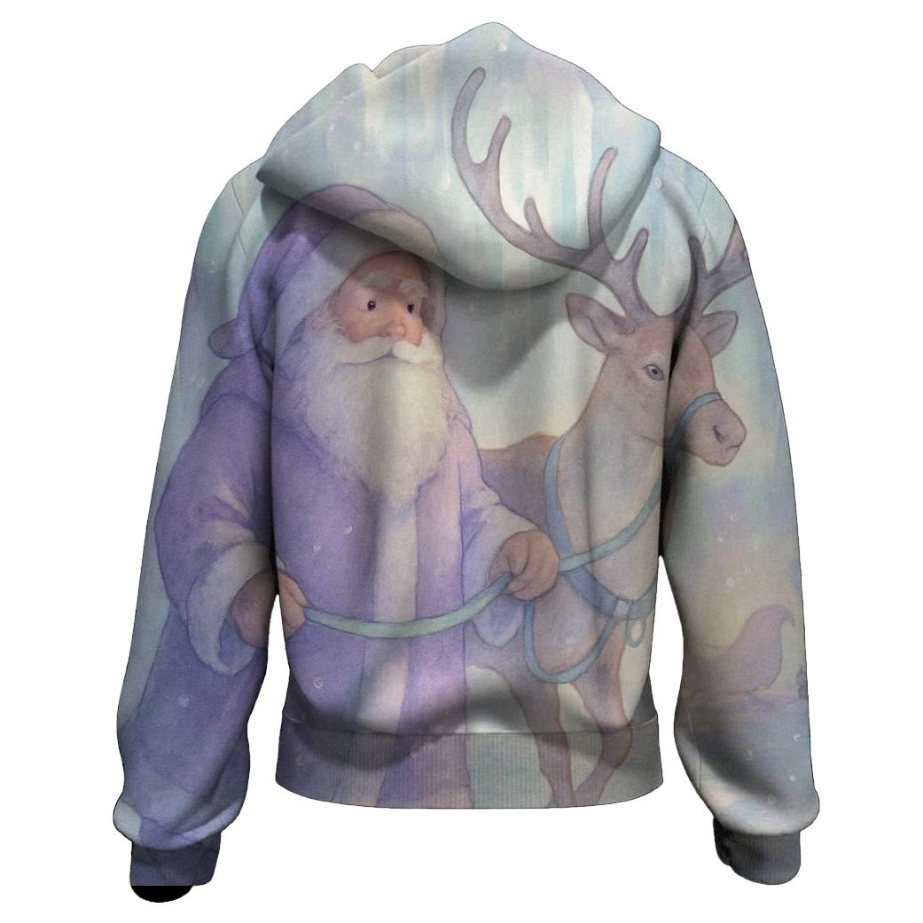 Crystal Cave Santa And Reindeer hoodie trends