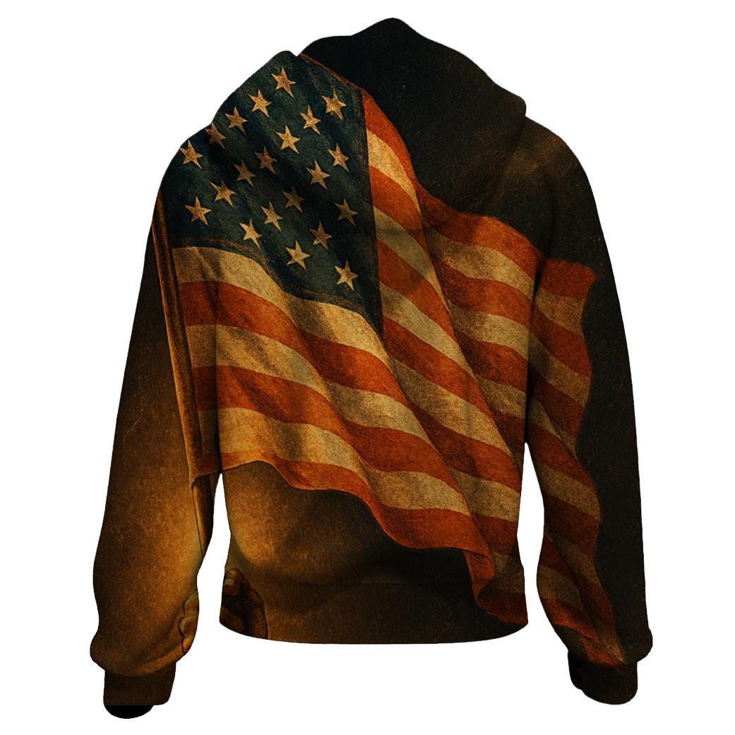 Vintage Torchlight Banner zip-up hoodies