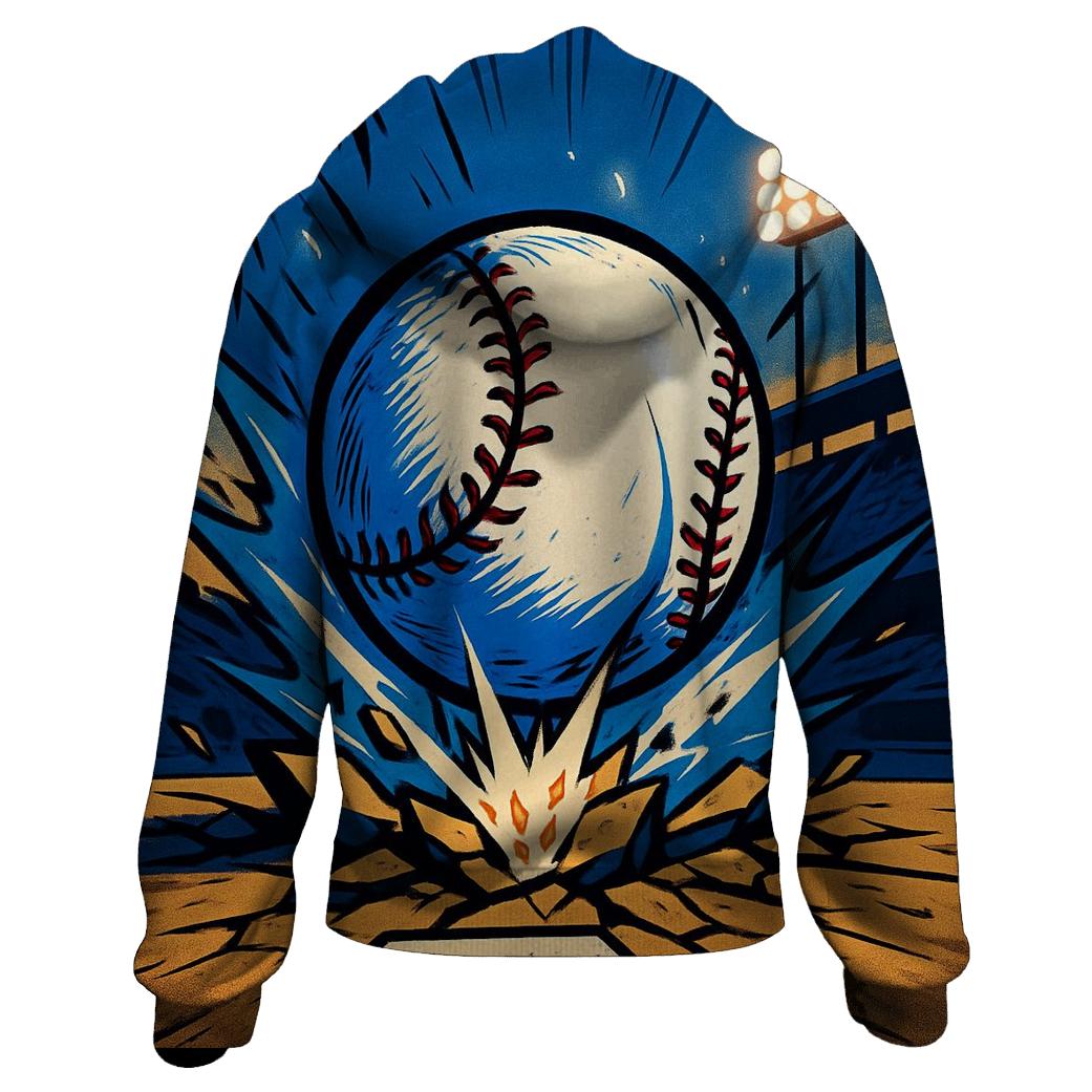 Palm Shadow Home Plate Impact custom hoodies