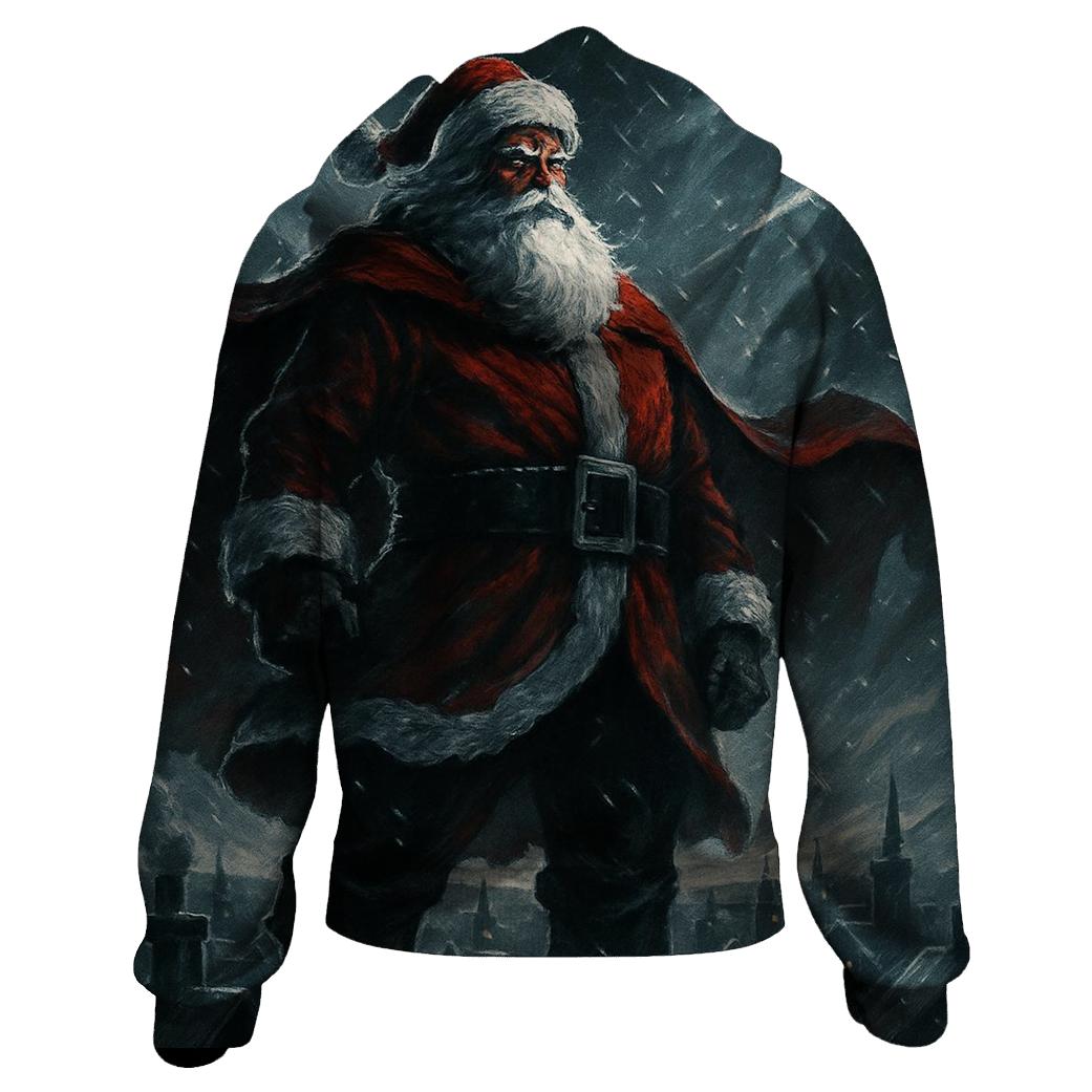 Storm Sentinel Santa On Rooftops hoodies fashion