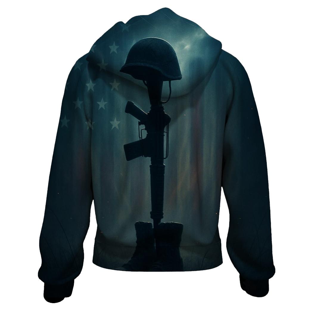 Battlefield Cross In Starlit Quiet pullover hoodies