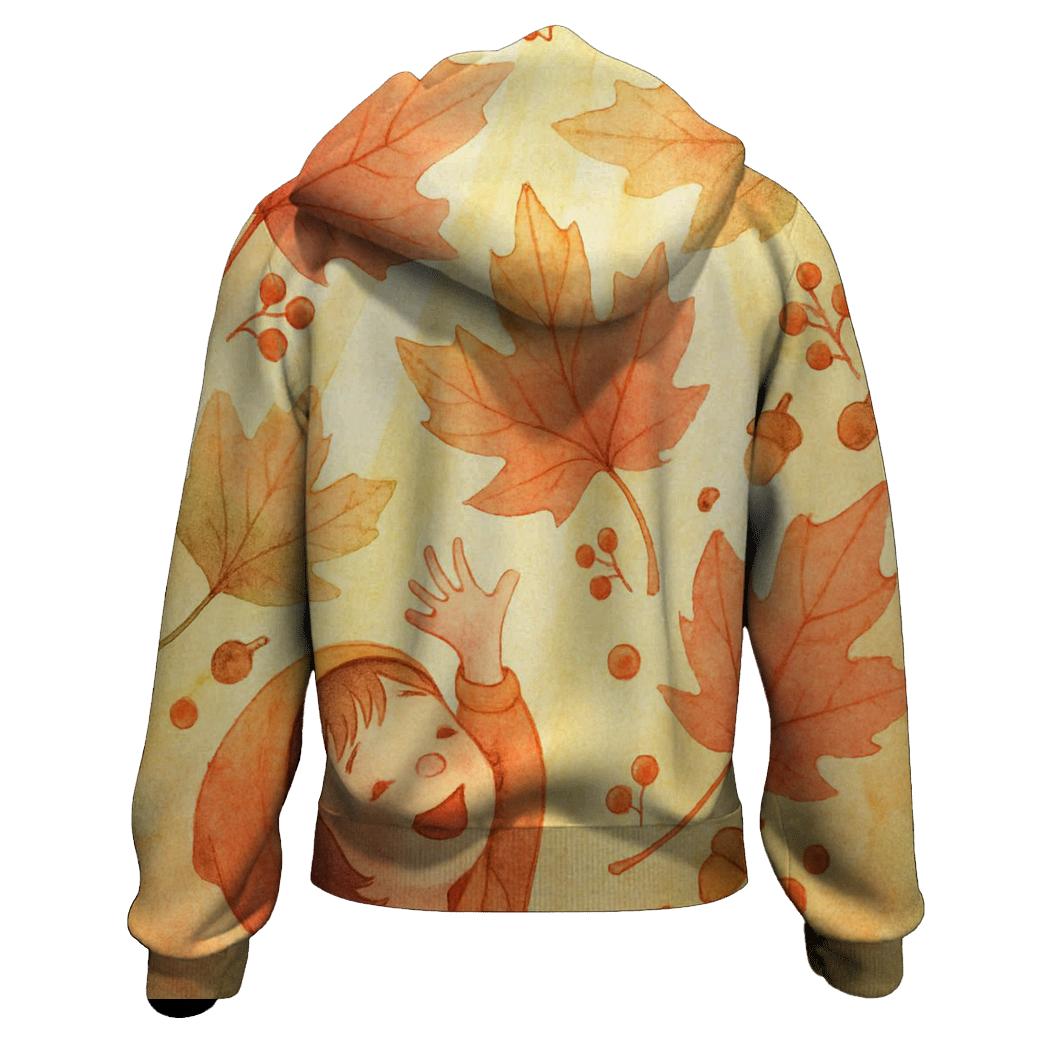 Maple Leaf Parade In Sunbeams custom hoodies