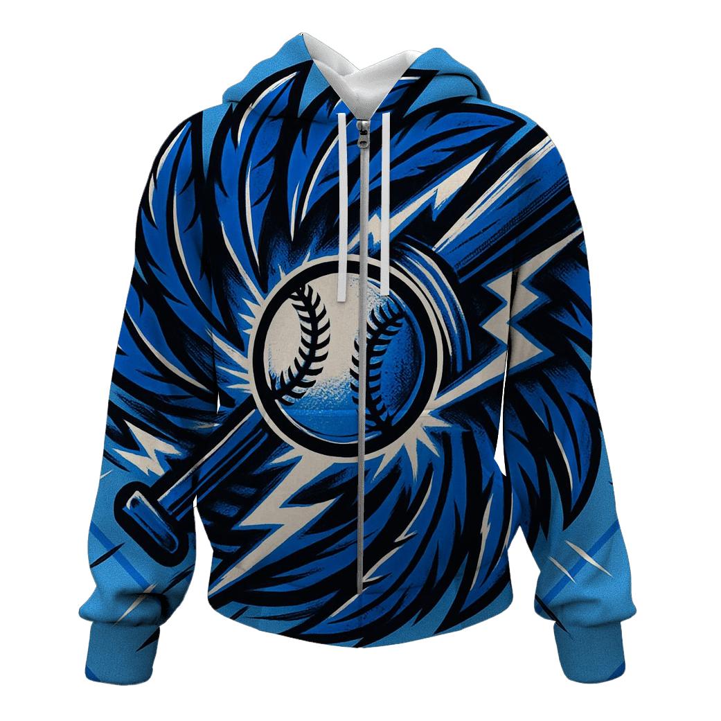 Blue Jays Voltage Bat Spin embroidered hoodies