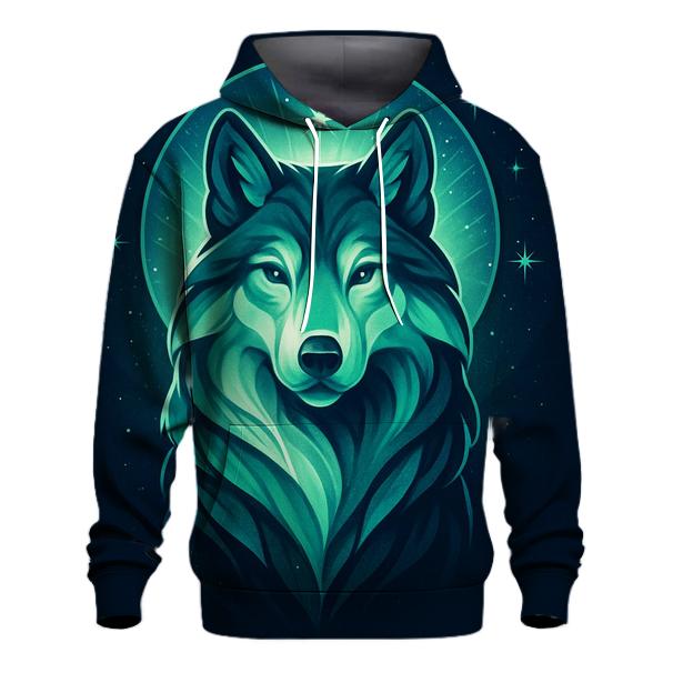 Crown Of Auroras Wolf Sentinel premium hoodies