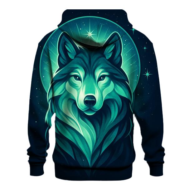 Crown Of Auroras Wolf Sentinel premium hoodies