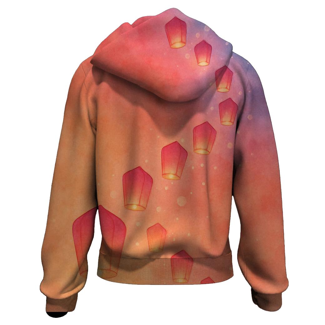 Lantern Kites At Sundown custom hoodies
