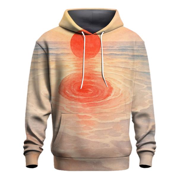 Japan Watercolor Rising Tide Flag premium hoodies