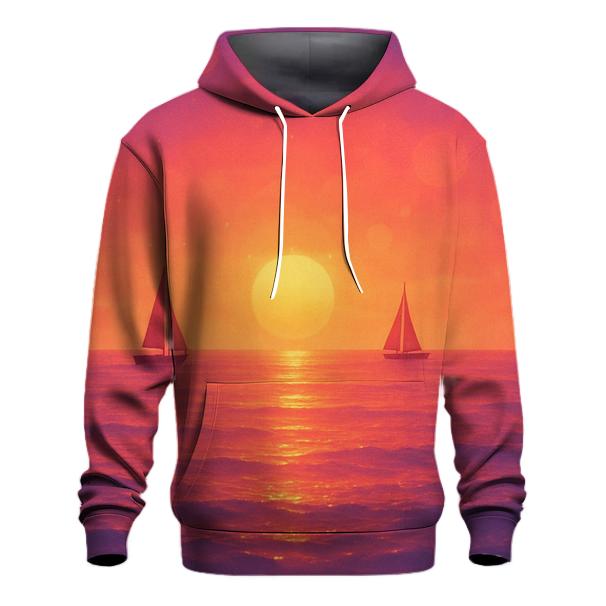 Ember Tide Horizon printed hoodies