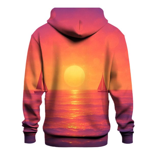 Ember Tide Horizon printed hoodies
