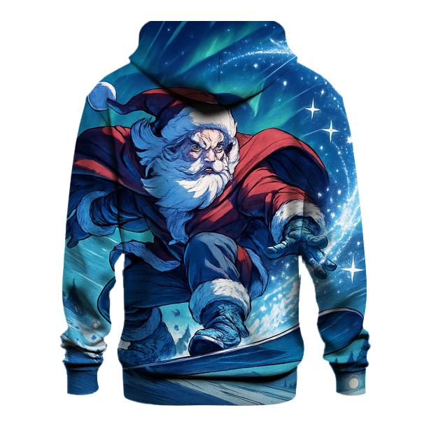 Aurora Snowboard Santa Rush hoodie designs