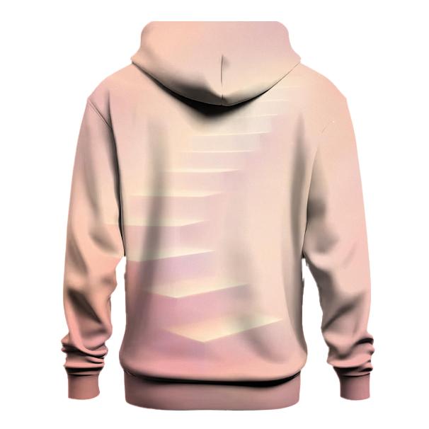 Pastel Mirage Stairway embroidered hoodies