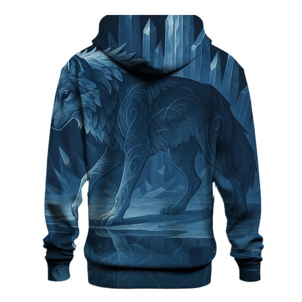 Glacier Mirror Spirit Wolf hoodie trends
