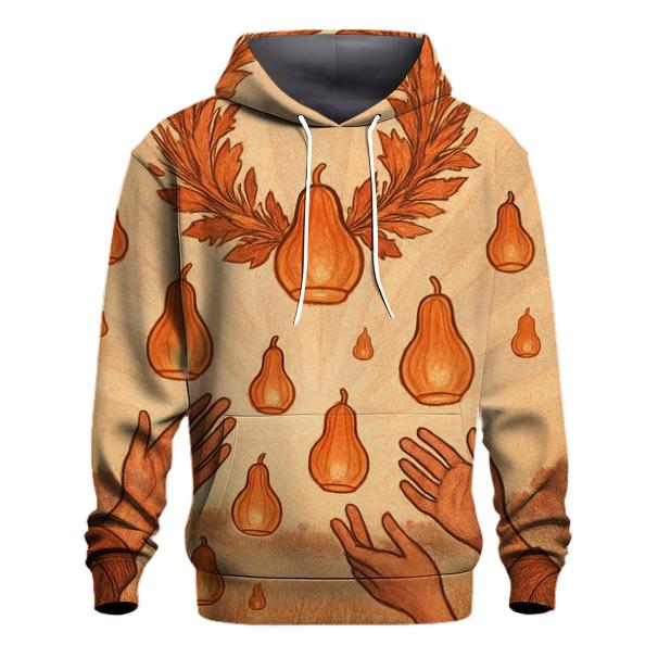 Harvest Wreath Sky Lanterns zip-up hoodies