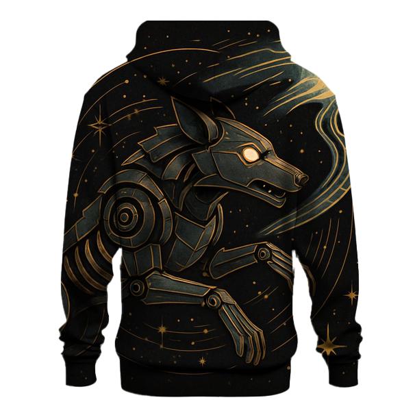 Clockwork Comet Wolf Rider zip-up hoodies