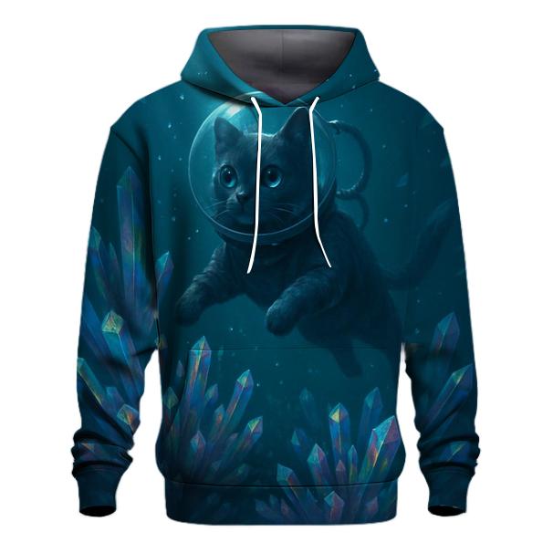 Crystal Reef Dream Diver Cat designer hoodies