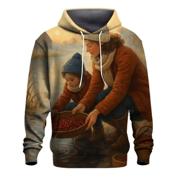 Riverbank Cranberry Gathering printed hoodies