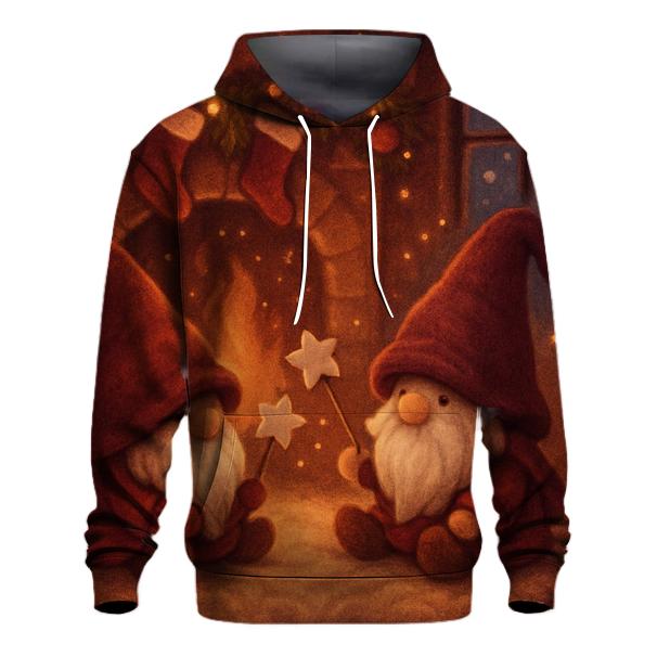 Gnome Fireplace Marshmallow Watch graphic hoodies