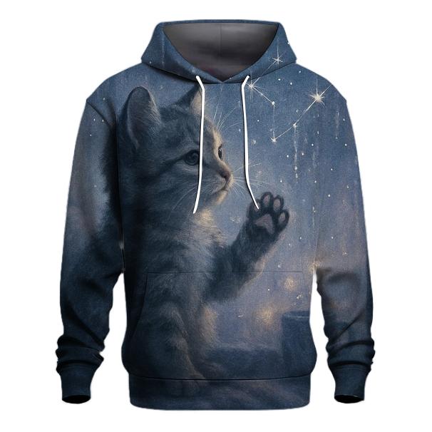 Rainy Window Purring Constellations heavyweight hoodies