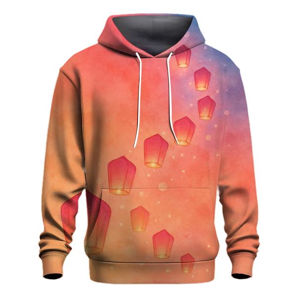 Lantern Kites At Sundown heavyweight hoodies