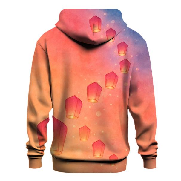 Lantern Kites At Sundown heavyweight hoodies