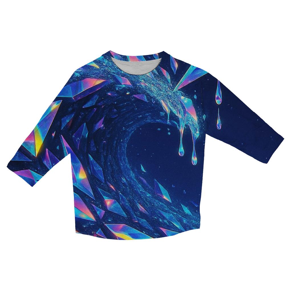 Chrome Prism Tide casual three quarter sleeve shirts