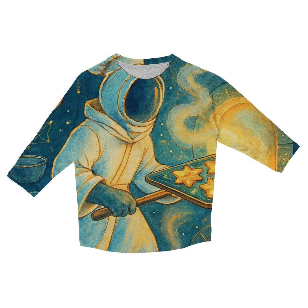 Astral Bakery Rune Oven cotton quarter sleeve shirts