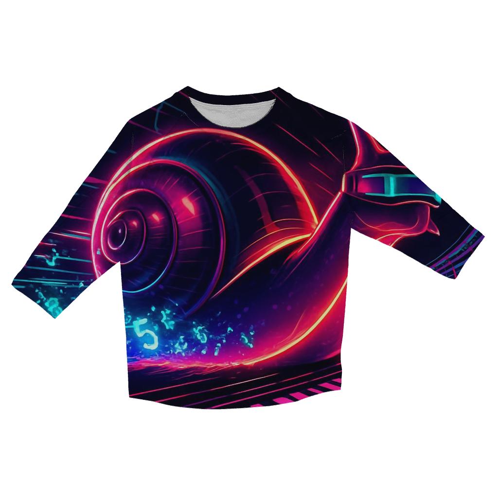 Neon Snail Speedway Oracle casual three quarter sleeve shirts