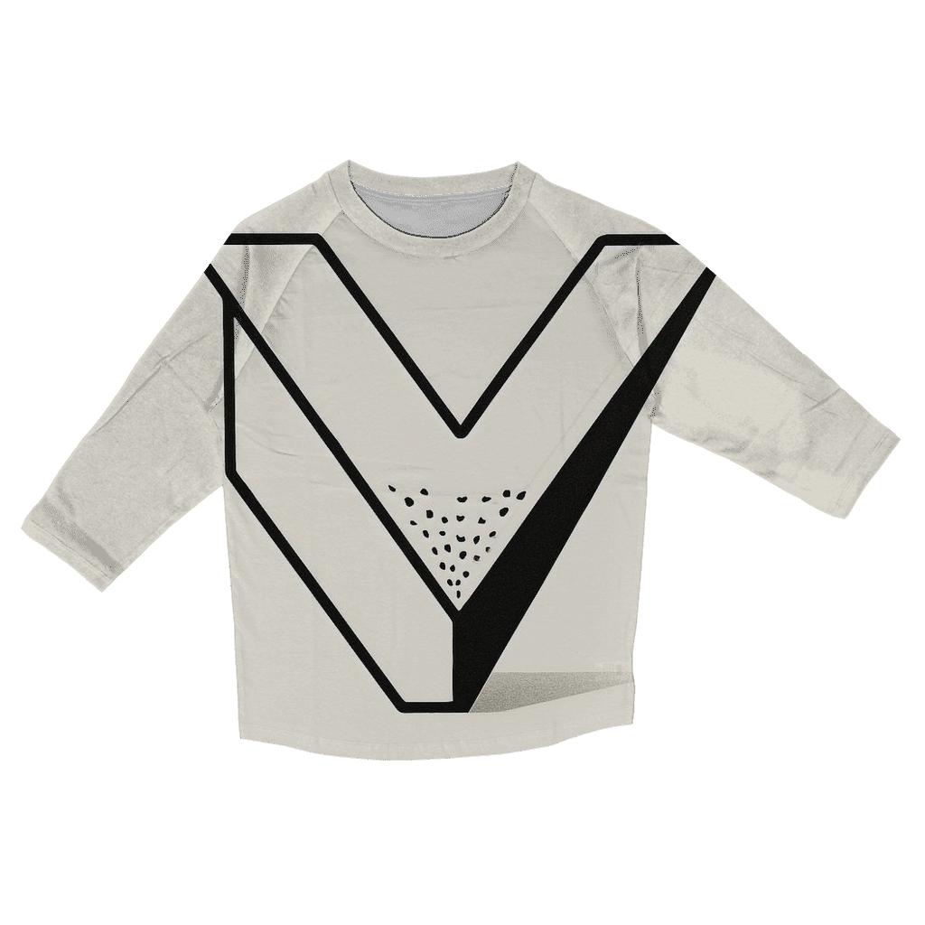 Filter Fold Monogram casual three quarter sleeve shirts