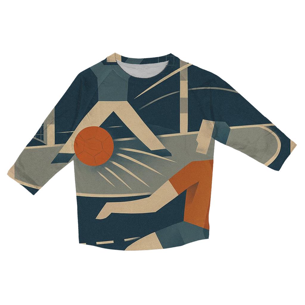 Handball Clockwork Sprint Denmark cotton quarter sleeve shirts