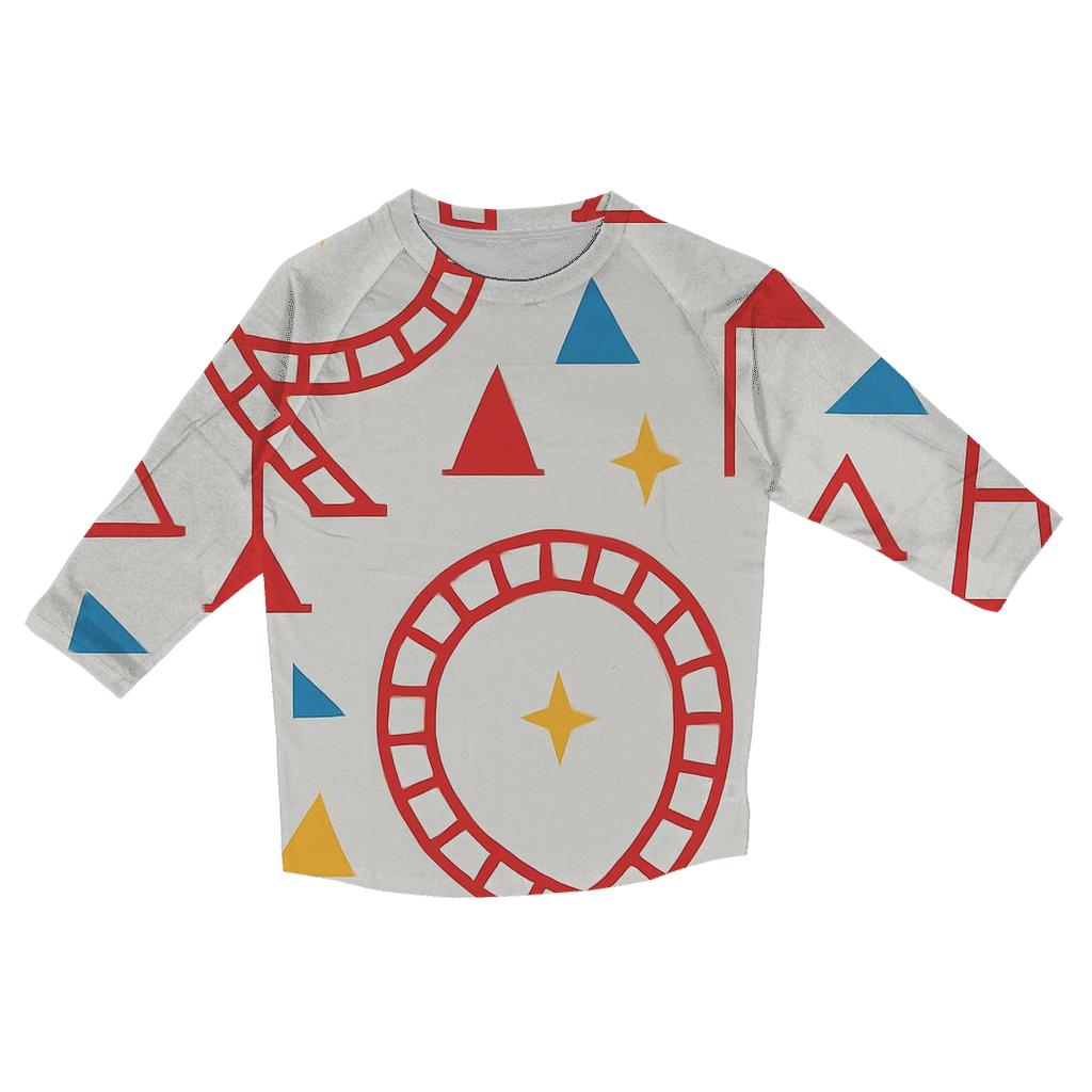 Electric Coaster Polygon Track stylish quarter sleeve tops