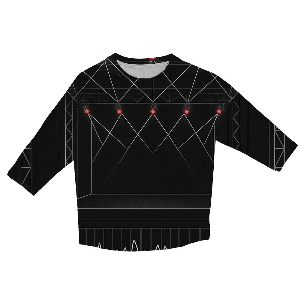 Concert Stage Wireframe stylish quarter sleeve tops