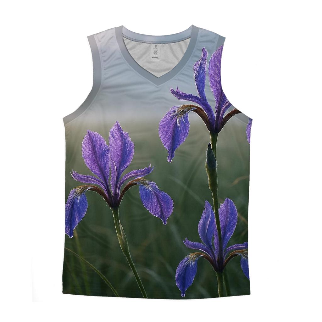 Wild Iris Survey In A Mountain Fen casual summer tank tops