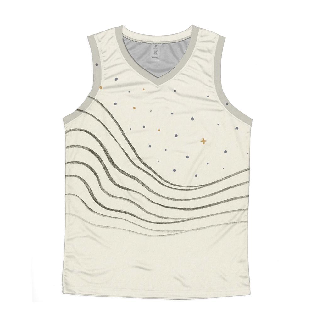 Breathline Constellation graphic print tank tops