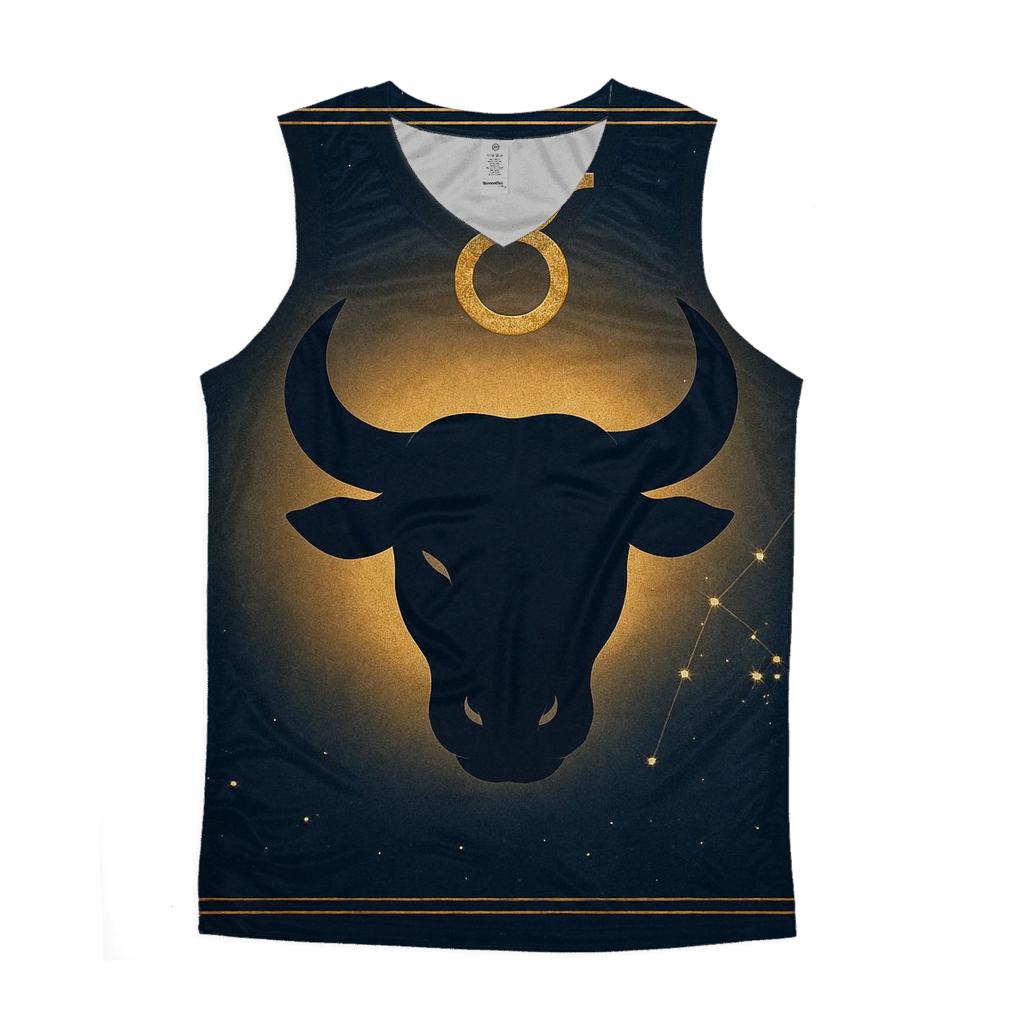 Taurus Bull Horn Crescent Emblem trendy fitted tank tops
