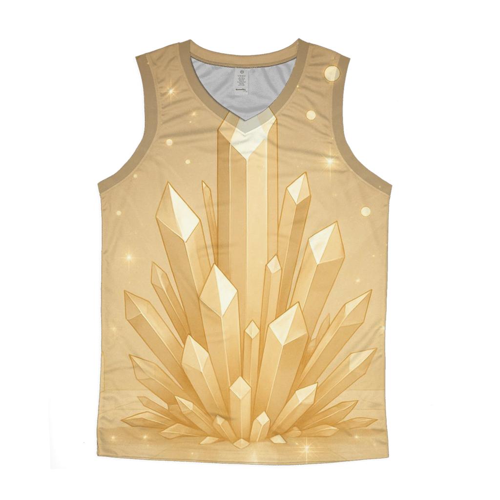 Champagne Crystal Atrium cotton sleeveless tops