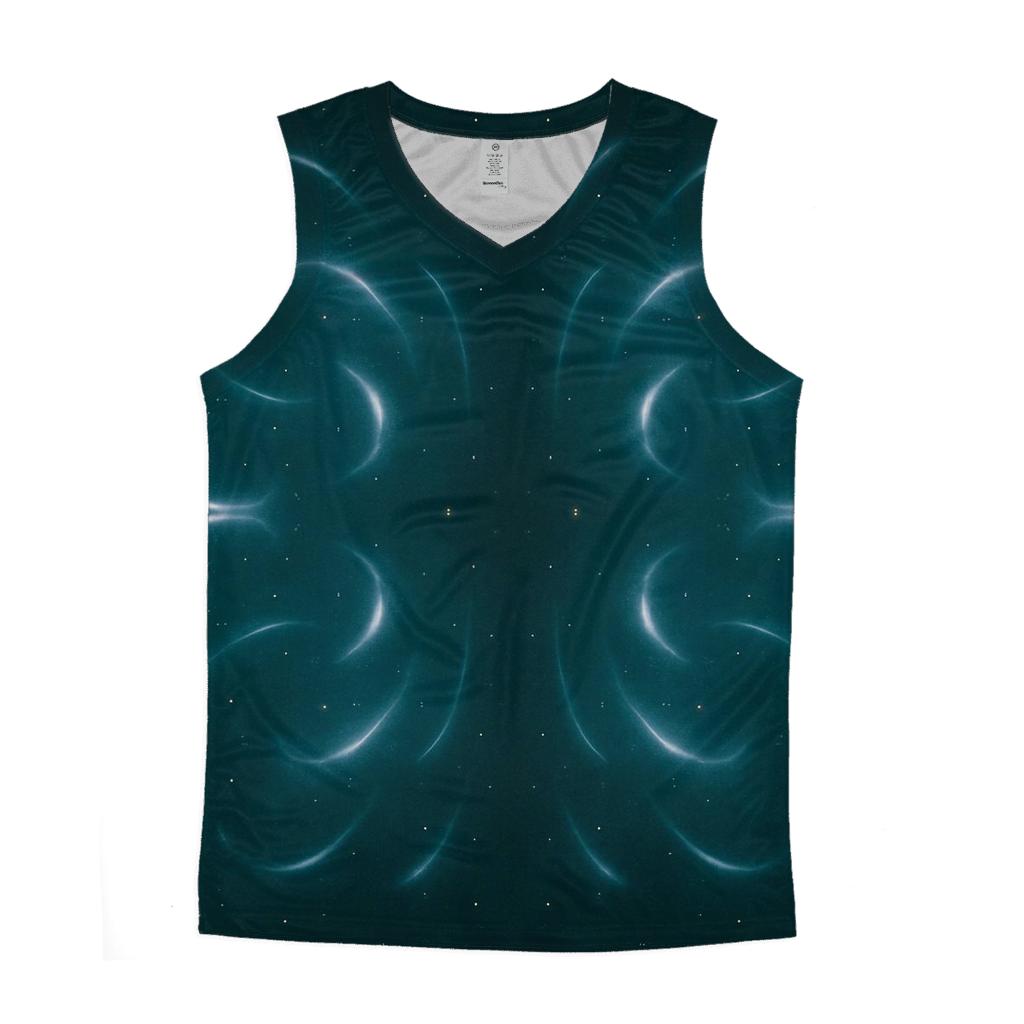 Gravitational Lens Arc Constellation sports performance tank tops
